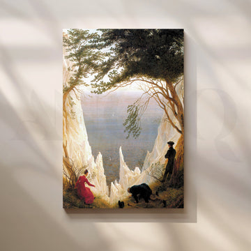 Chalk Cliffs at Rügen Canvas Artwork – Asha Art Studio