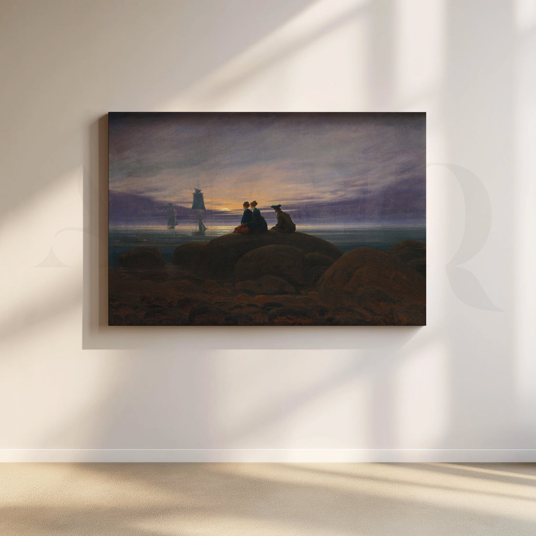 Twilight by the Sea Canvas Artwork – Asha Art Studio