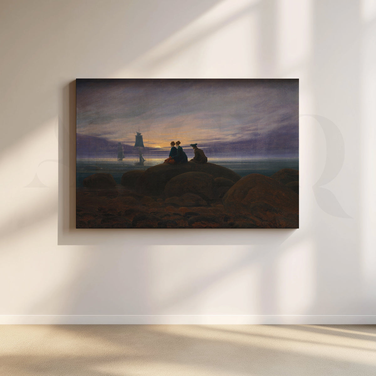 Twilight by the Sea Canvas Artwork – Asha Art Studio