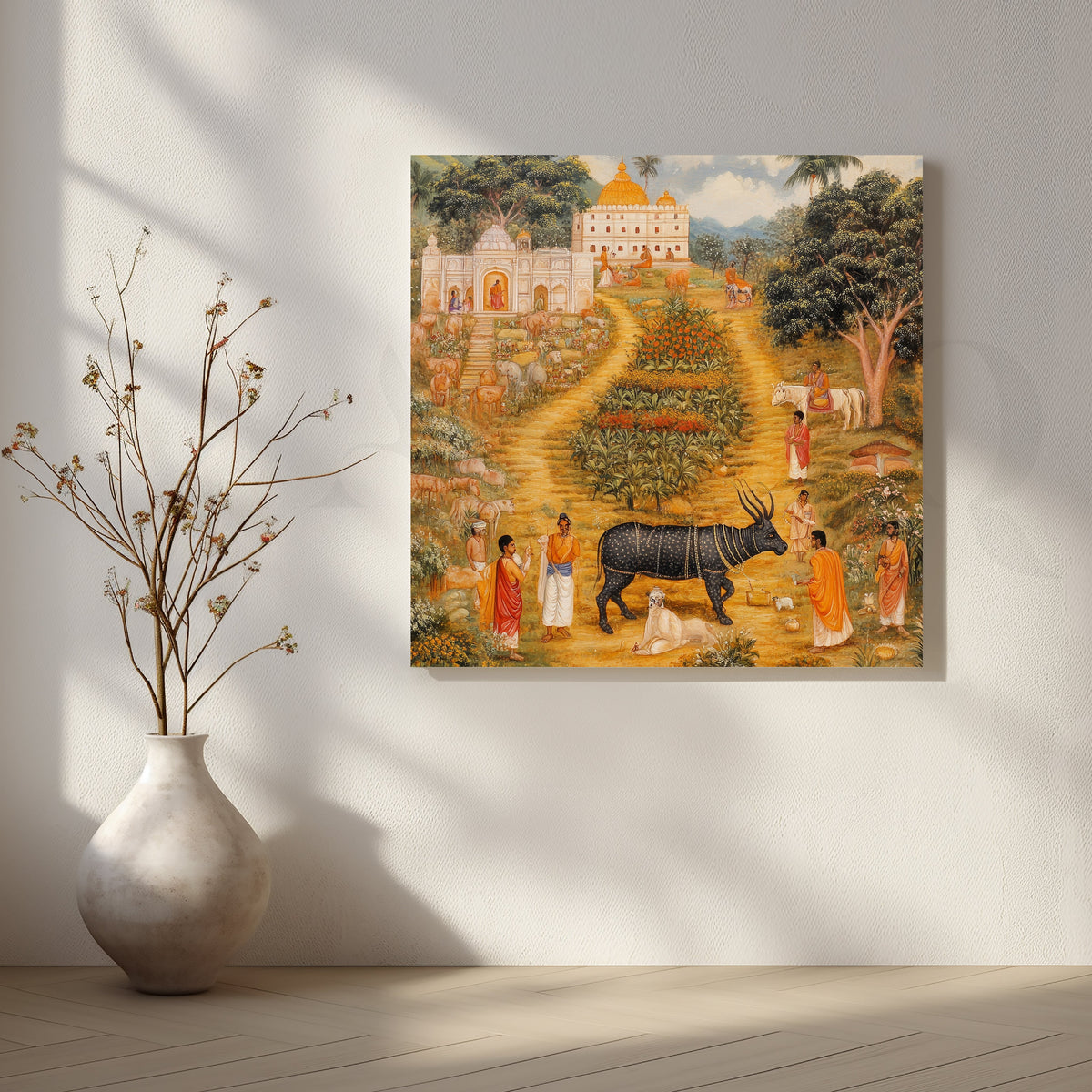 Sacred Path Canvas Artwork – Asha Art Studio