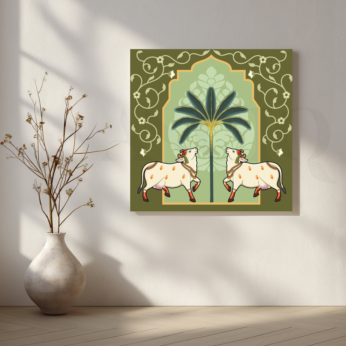 Sacred Harmony Canvas Artwork – Asha Art Studio
