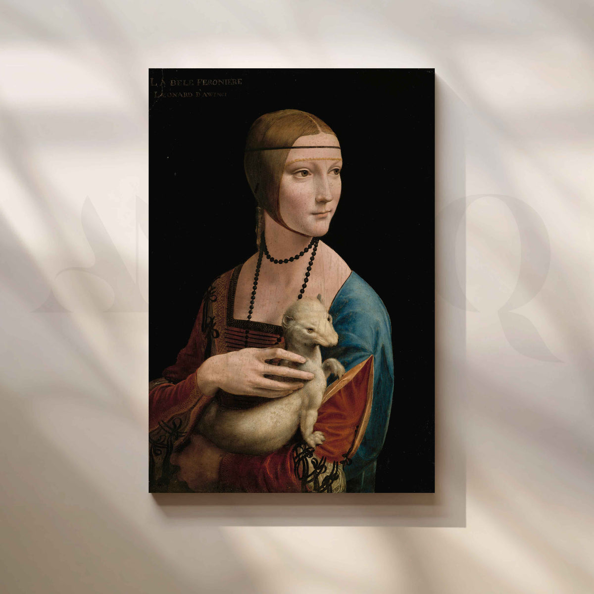 Renaissance Lady Portrait Canvas Artwork – Asha Art Studio