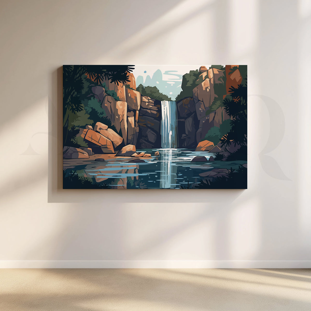 Eternal Serenity Canvas Artwork – Asha Art Studio