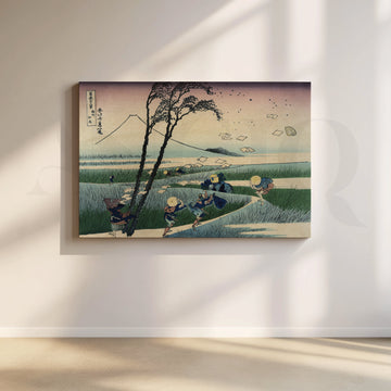 A Sudden Gust at Ejiri Canvas Artwork – Asha Art Studio