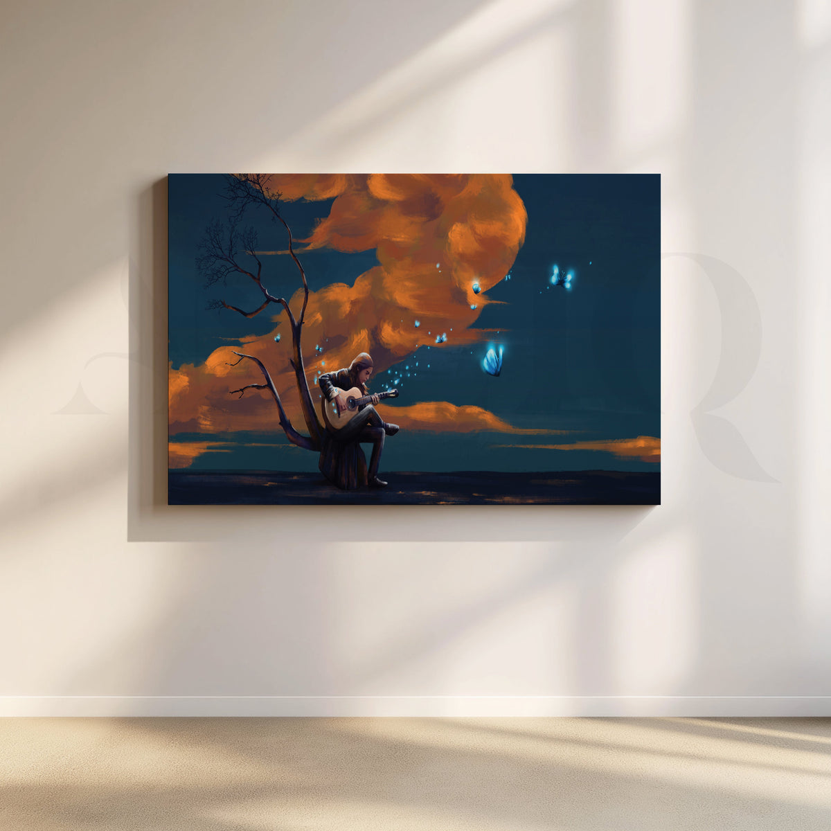Musical Reverie Canvas Artwork – Asha Art Studio
