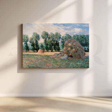 Impressionist Haystack Canvas Artwork – Asha Art Studio