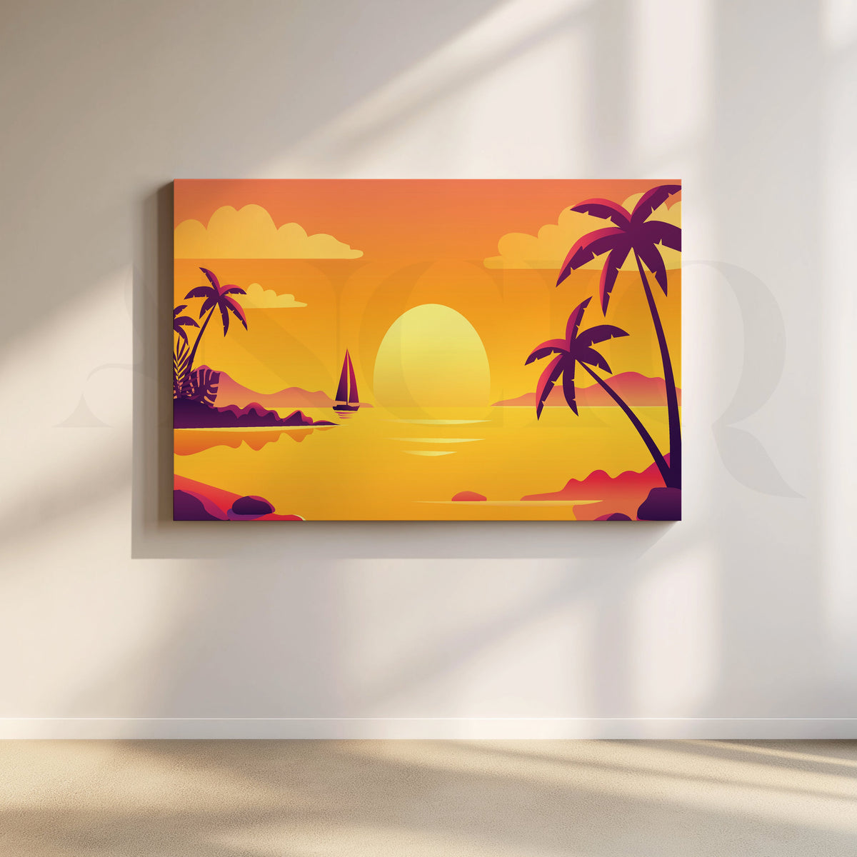 Eternal Horizon Canvas Artwork – Asha Art Studio