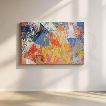 Ephemeral Expressions Canvas Artwork – Asha Art Studio