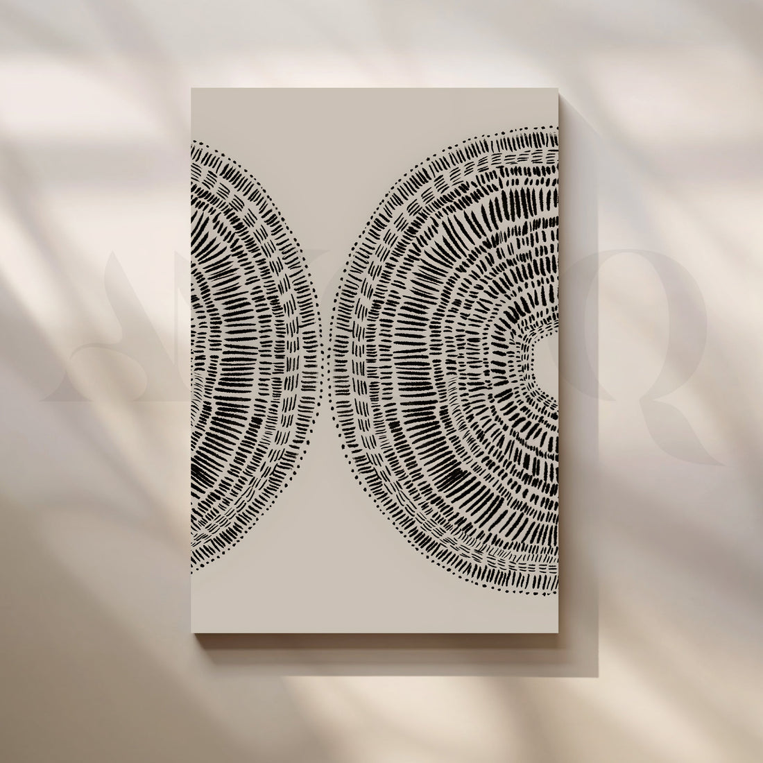 Tribal Pattern Abstract Canvas Artwork – Asha Art Studio