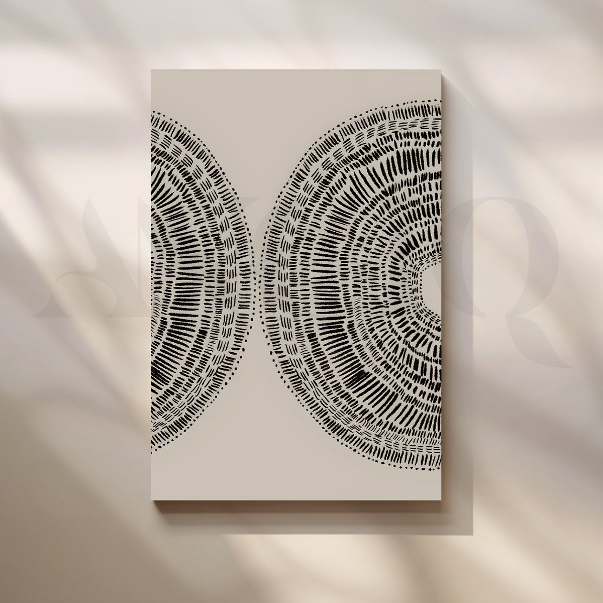 Tribal Pattern Abstract Canvas Artwork – Asha Art Studio