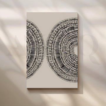 Tribal Pattern Abstract Canvas Artwork – Asha Art Studio