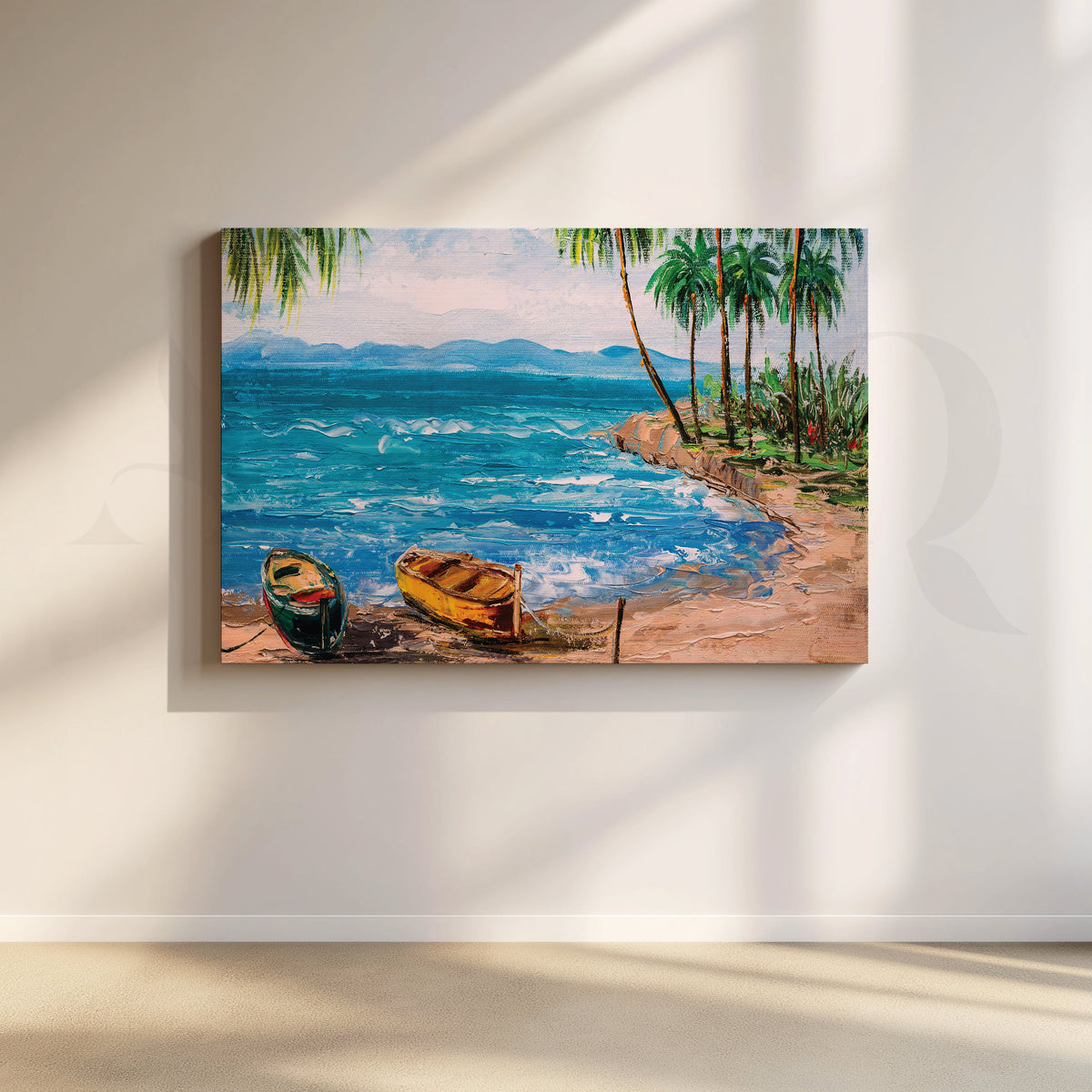 Paradise Cove Canvas Artwork – Asha Art Studio