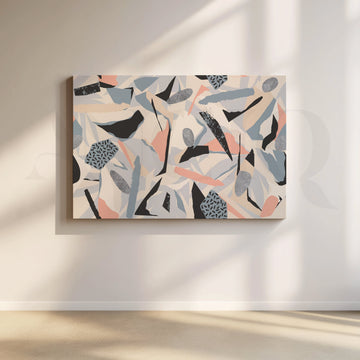 Geometric Canvas Artwork – Asha Art Studio