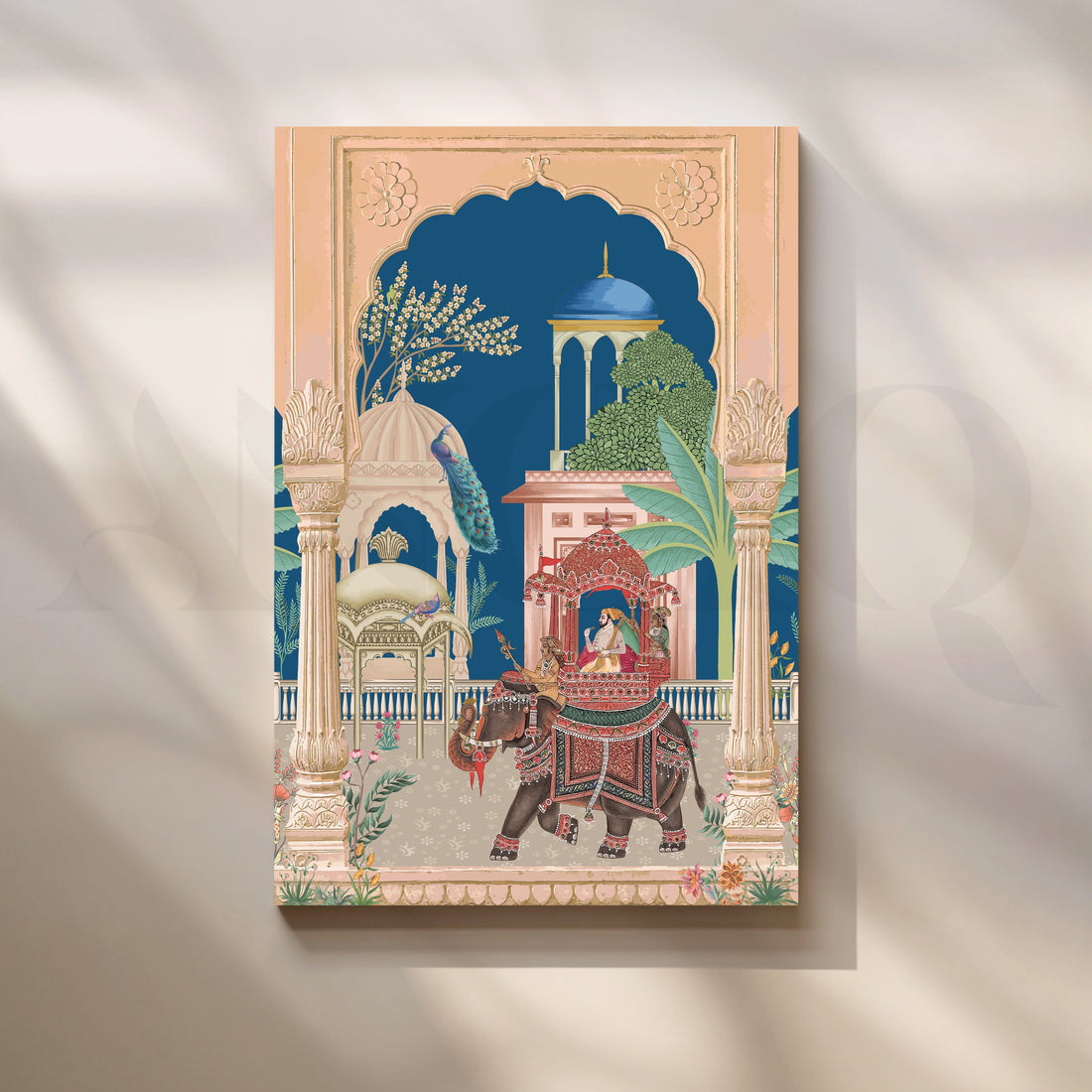 Majestic Elephant Canvas Print Canvas Artwork – Asha Art Studio