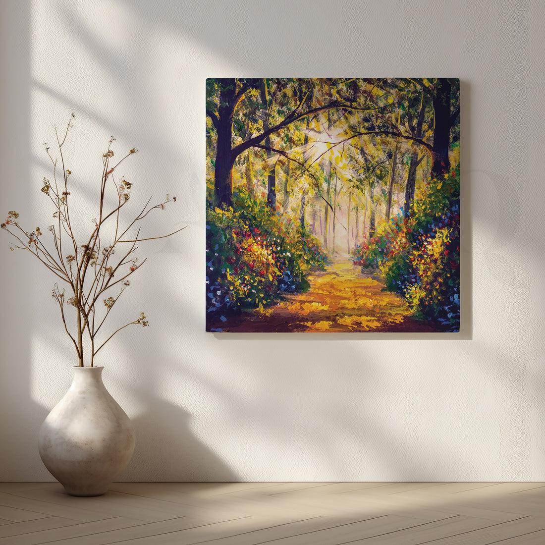 The Inviting Woods Canvas Artwork – Asha Art Studio
