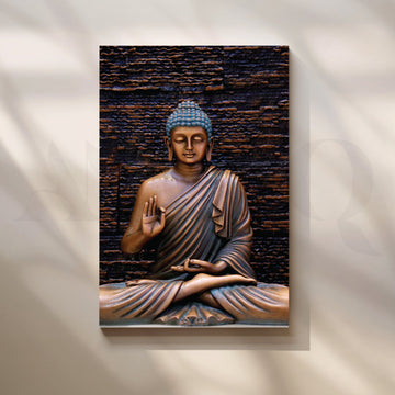 Enlightened Teacher Canvas Artwork – Asha Art Studio