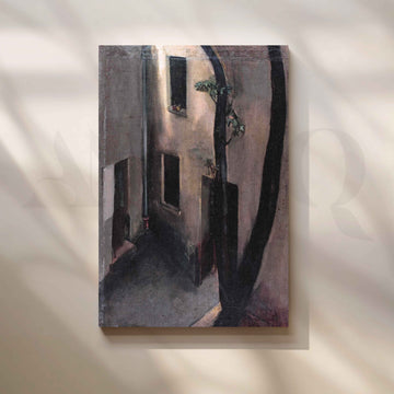 View From Studio by Amrita Sher-Gil Canvas Artwork – Asha Art Studio