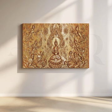 Enlightenment Canvas Artwork – Asha Art Studio