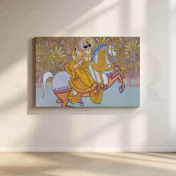 Desert Royalty Canvas Artwork – Asha Art Studio
