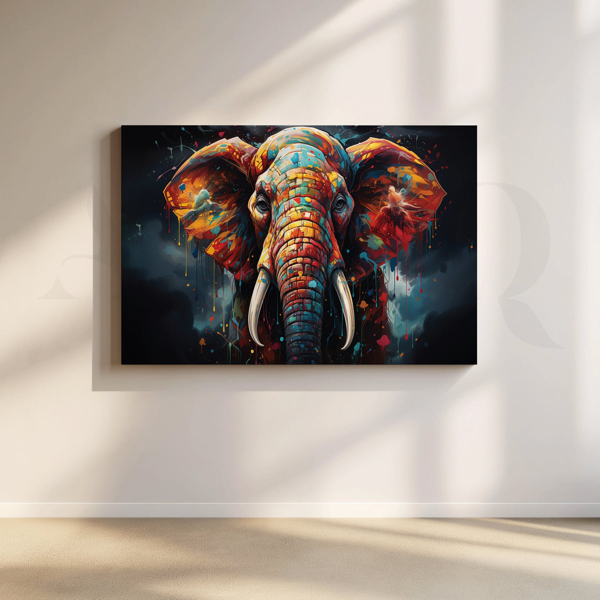 Elephant's Majesty in a Myriad of Shades – Asha Art Studio