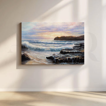 Ocean Symphony Canvas Artwork – Asha Art Studio