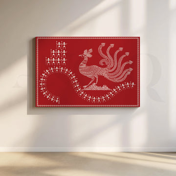 Capturing Tradition Canvas Wall Artwork – Asha Art Studio
