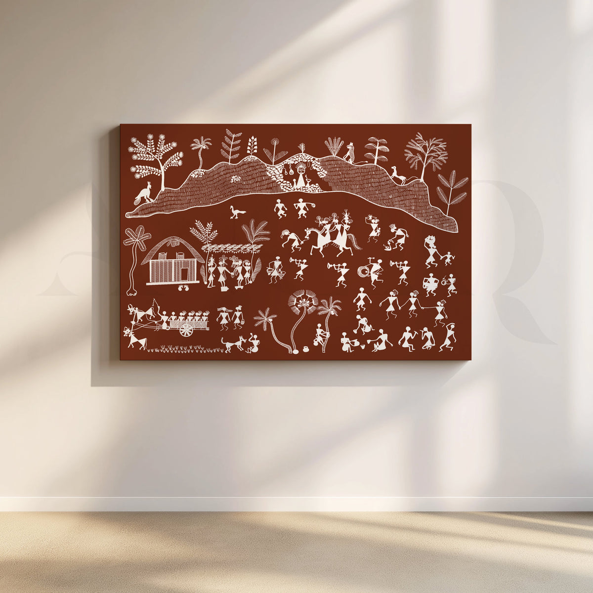 Timeless Echoes Canvas Artwork – Asha Art Studio