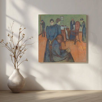 Quiet Vigil Canvas Artwork – Asha Art Studio