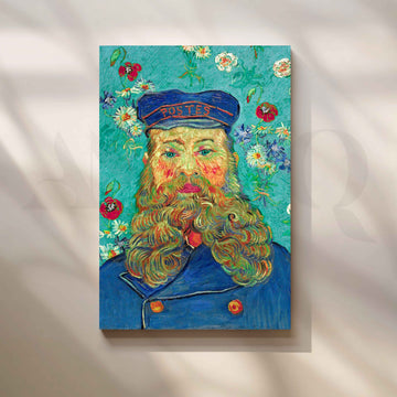 Van Gogh Postman Portrait Canvas Artwork – Asha Art Studio