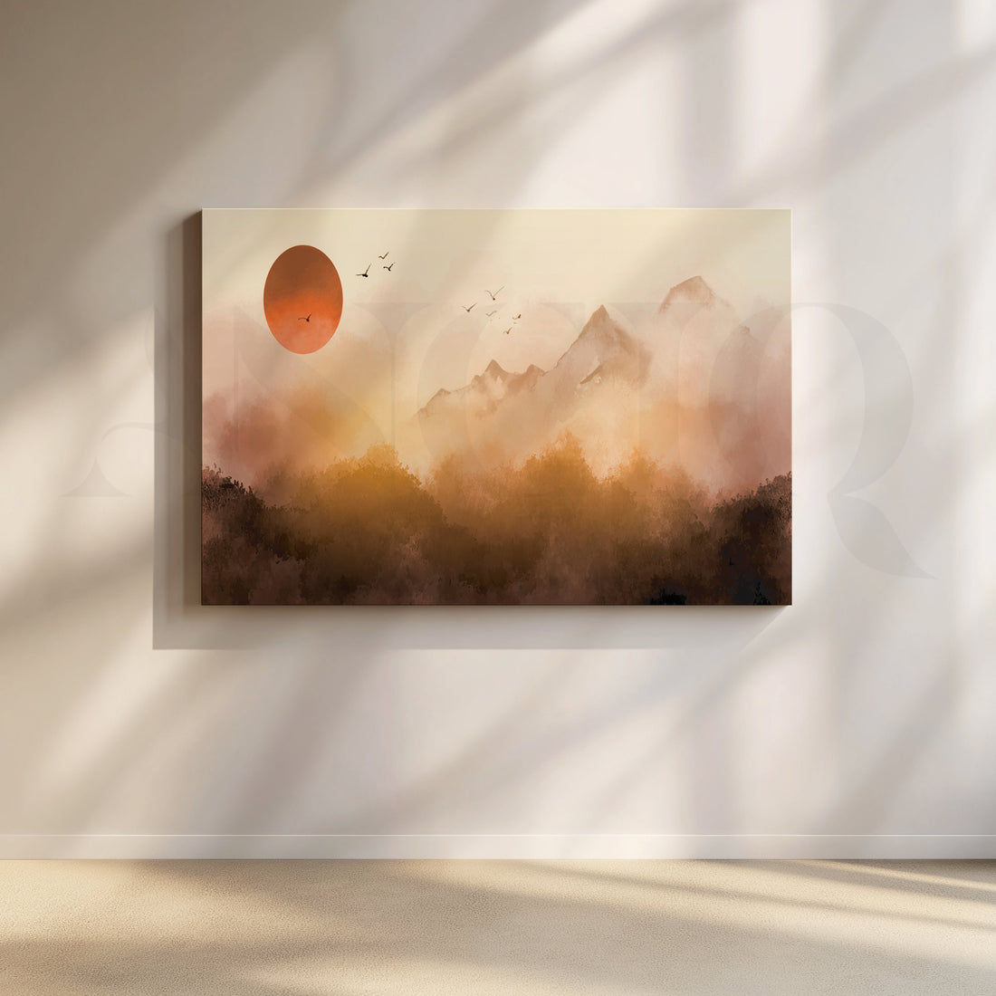 Majestic Mountainscapes Canvas Artwork – Asha Art Studio