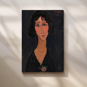 Female Portrait Canvas Artwork – Asha Art Studio