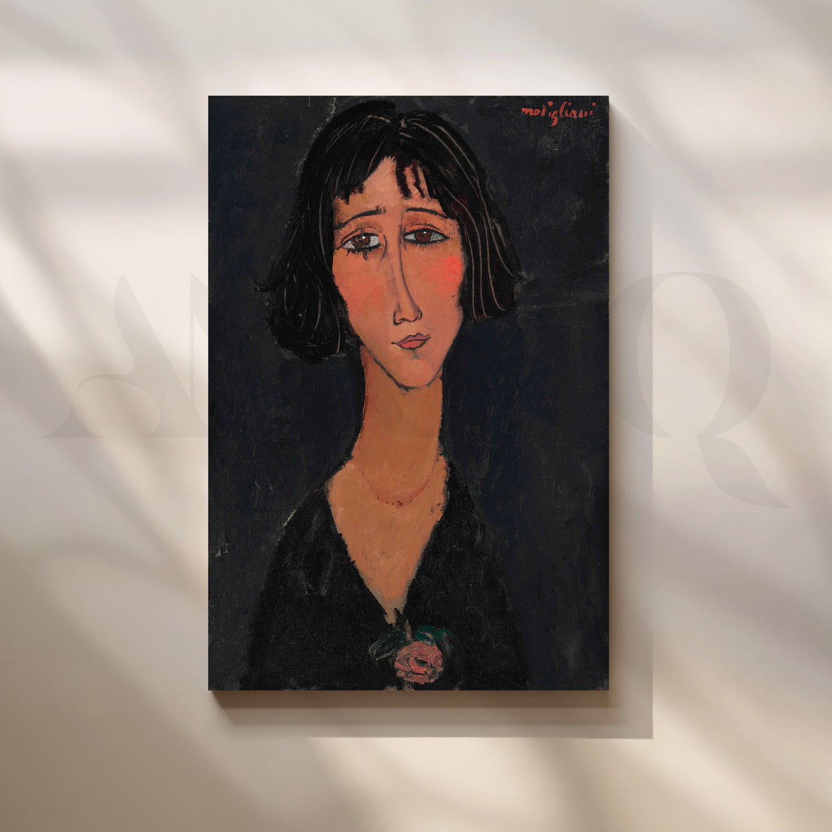 Female Portrait Canvas Artwork – Asha Art Studio