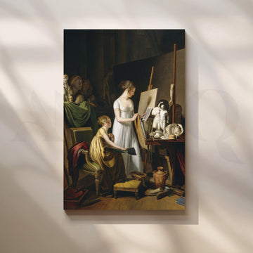 Painter's Studio Canvas Artwork – Asha Art Studio
