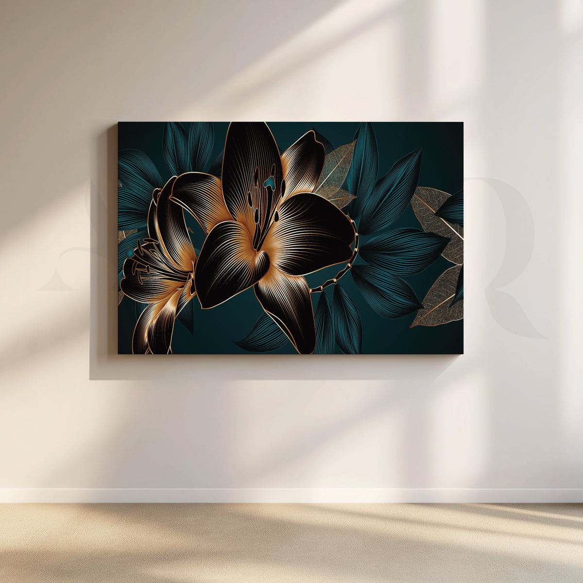Hibiscus Fantasy Canvas Artwork – Asha Art Studio