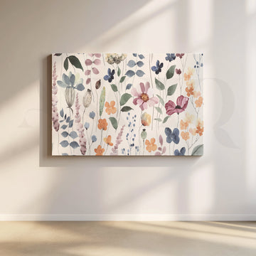Poppies in the Wind Canvas Wall Artwork – Asha Art Studio