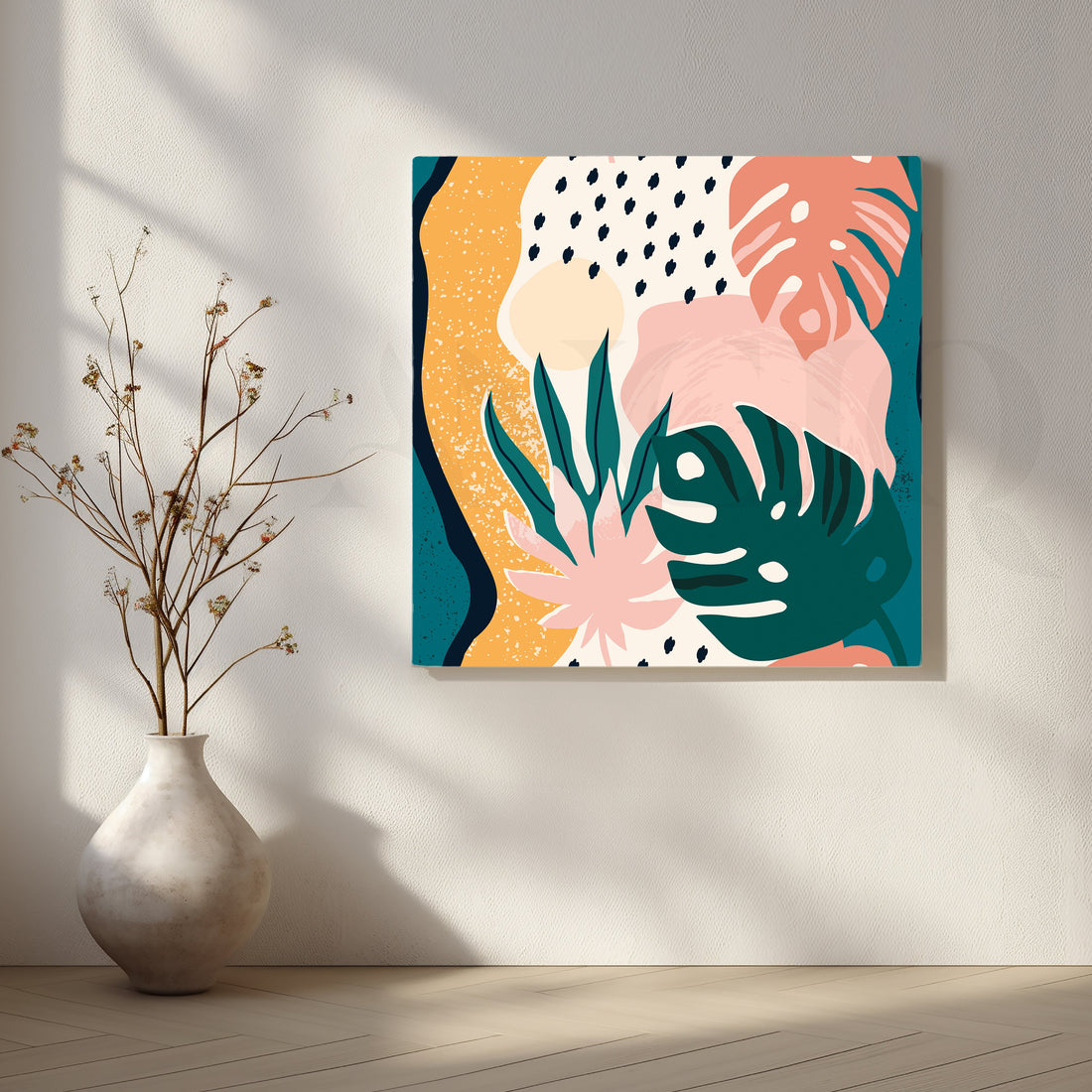 A Symphony of Shapes and Colors Artwork – Asha Art Studio
