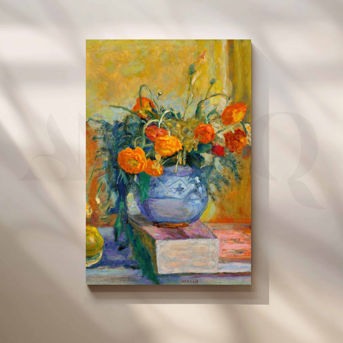 Impressionist Floral Vase Canvas Artwork – Asha Art Studio