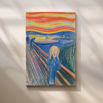 The Scream (Edvard Munch) Canvas Artwork – Asha Art Studio