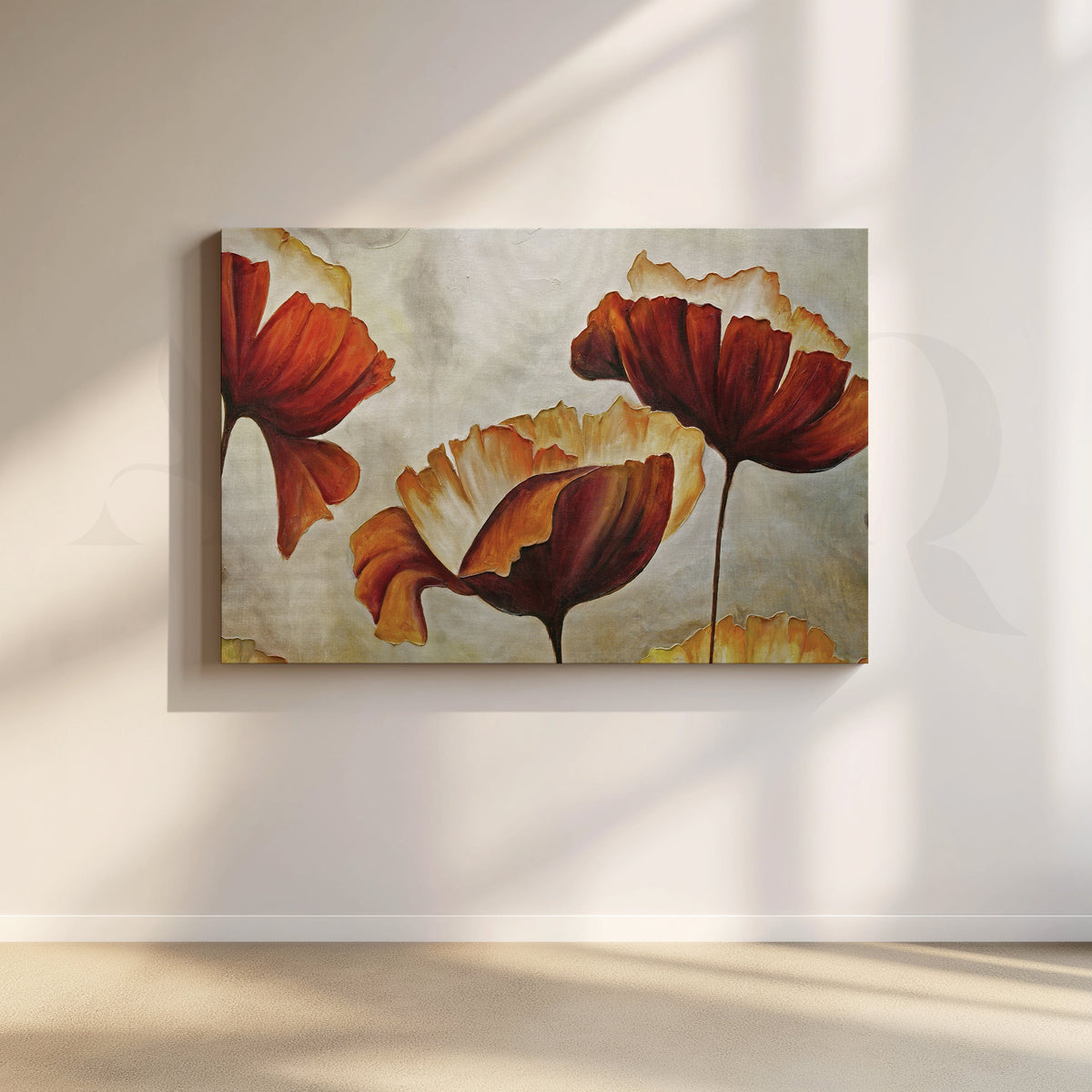 Poppy Dreams Canvas Artwork – Asha Art Studio