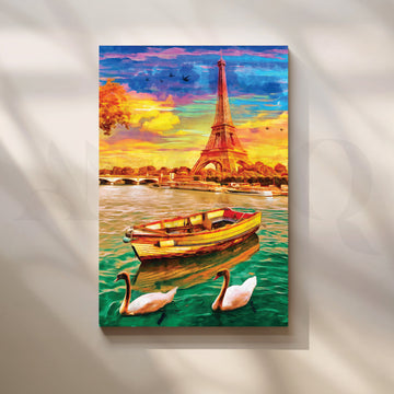 Ethereal Abstraction Canvas Artwork – Asha Art Studio