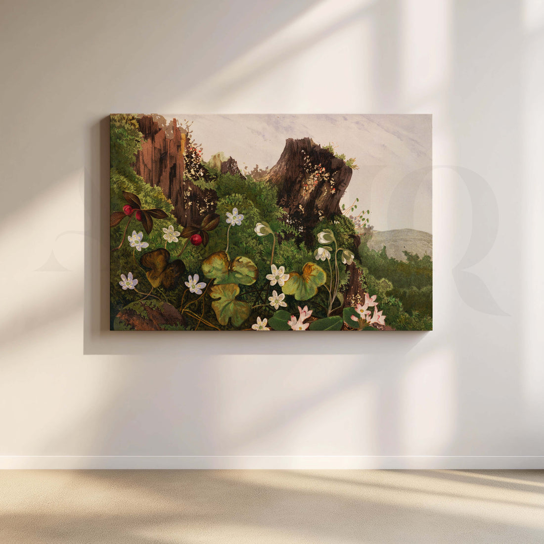 Botanical Landscape Canvas Artwork – Asha Art Studio