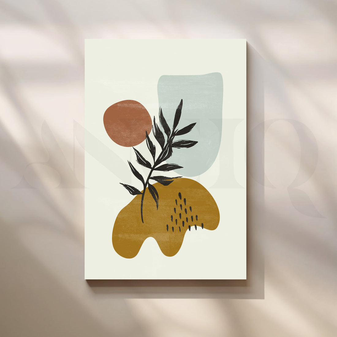 Organic Shapes and Natural Elements Boho Art – Asha Art Studio