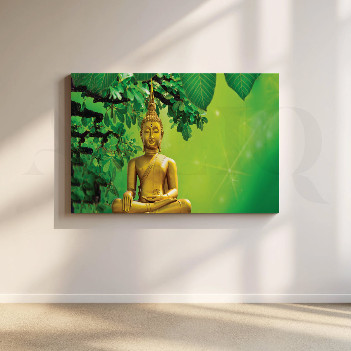 Serenity Embodied Canvas Artwork – Asha Art Studio