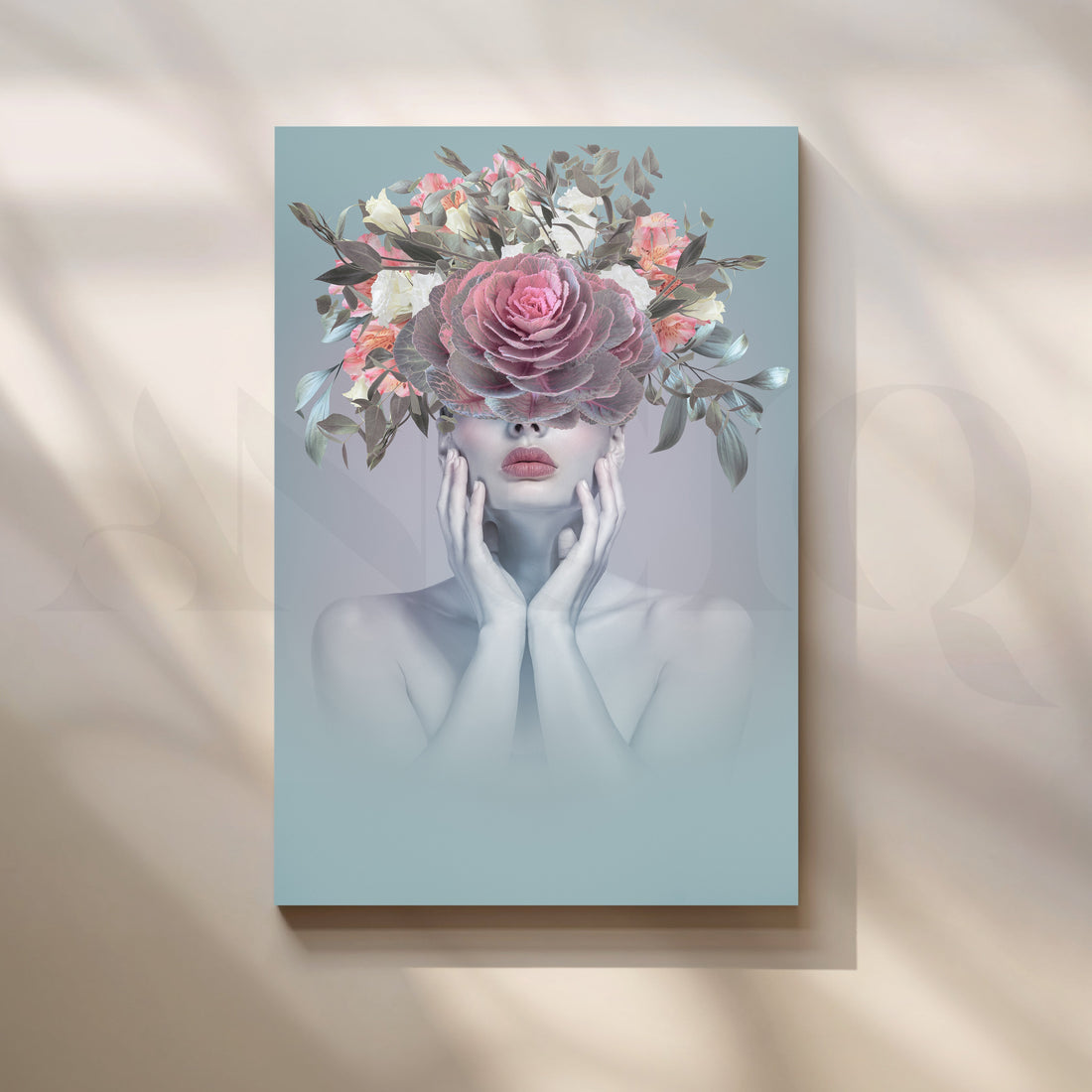 Blossoming Thoughts Boho Canvas Artwork – Asha Art Studio