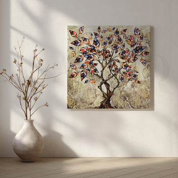 Whispering Woods Canvas Artwork – Asha Art Studio