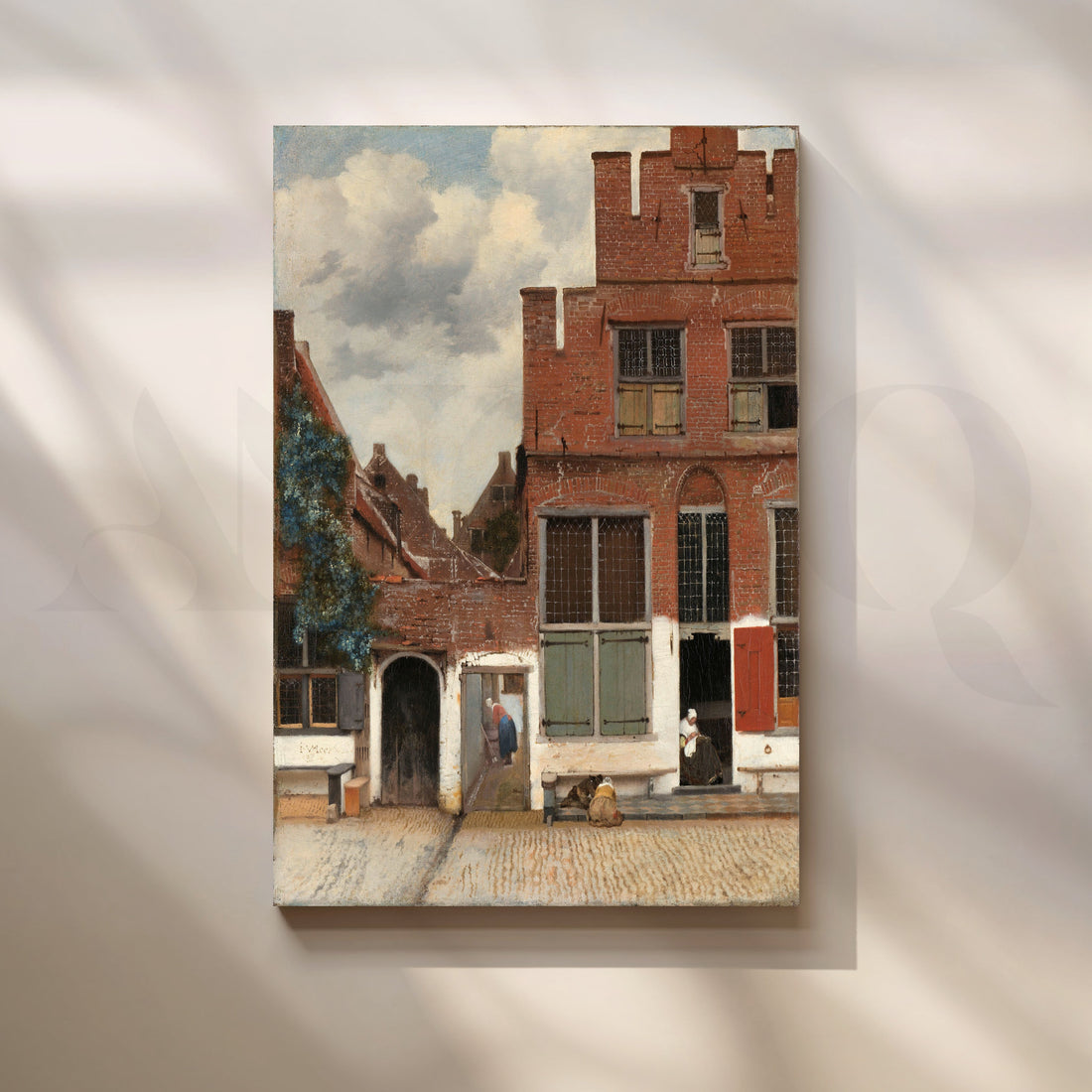 The Little Street by Vermeer Canvas Artwork – Asha Art Studio