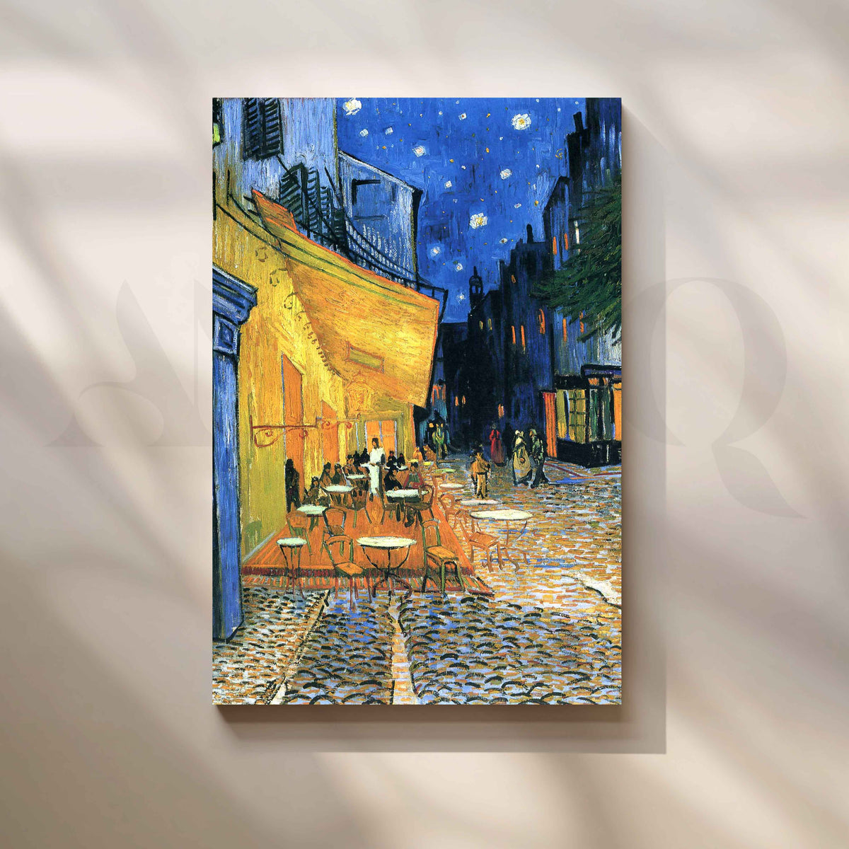 Van Gogh Café Terrace Night Canvas Artwork – Asha Art Studio