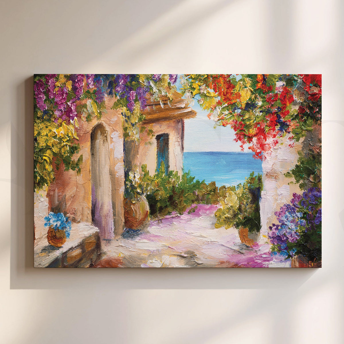 European Countryside Canvas Artwork (Ready to Ship) – Asha Art Studio