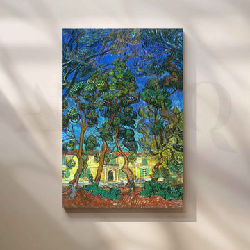 Van Gogh Garden Landscape Canvas Artwork – Asha Art Studio