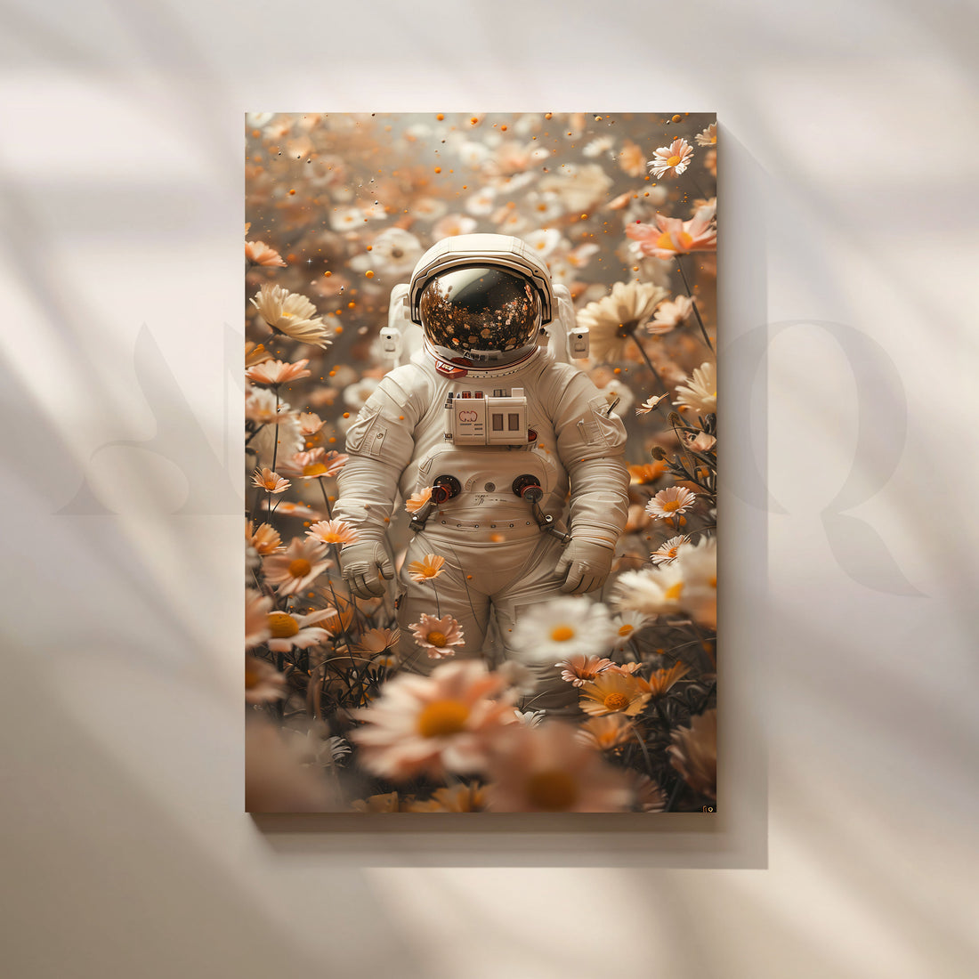 Floral Garden Surreal Canvas Pop Artwork – Asha Art Studio